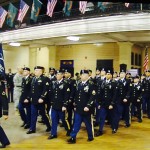 The Fighting 69th marches into the Change of Command ceremony